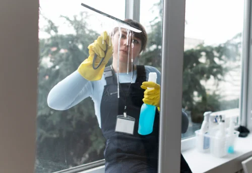 Nettoyage de vitres intérieures et extérieures à Bellocq